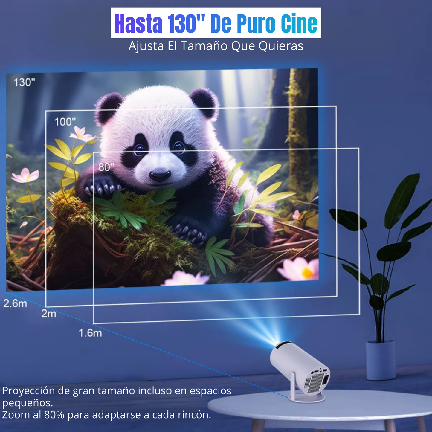 Proyector Portátil 4K